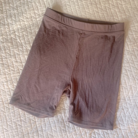 JOAH BROWN Mid-Length Short- Mauve FlexRib - S/M
